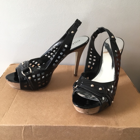 Guess Patent Leather Platform Heels - Picture 6 of 6